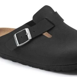 Birkenstock Boston Vegan Birkibuc Black -Birkenstock Sale Store 1020497 detail 1