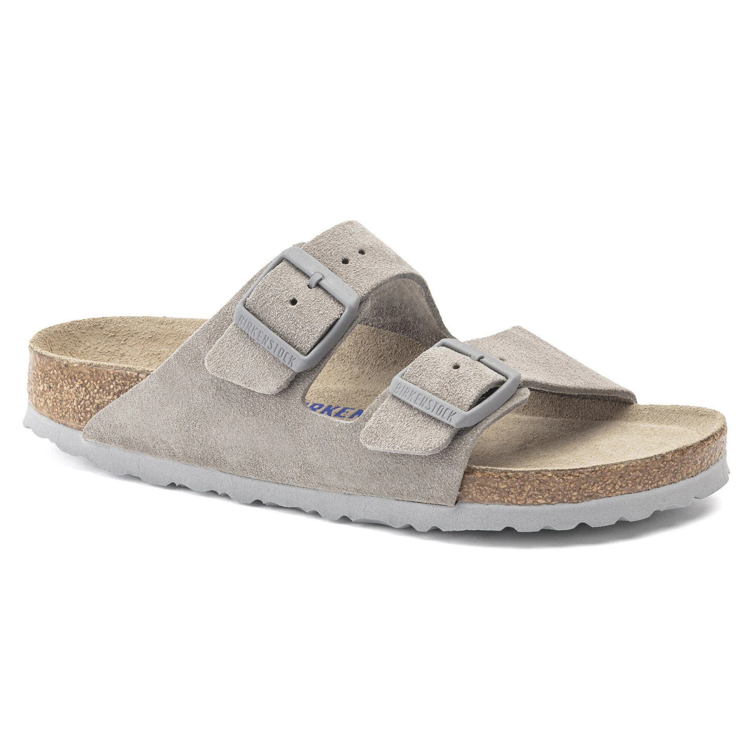 Birkenstock Arizona Soft Footbed Suede Leather Stone Coin 1 Birkenstock Arizona Soft Footbed Suede Leather Stone Coin