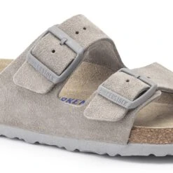 Birkenstock Arizona Soft Footbed Suede Leather Stone Coin 14 Birkenstock Arizona Soft Footbed Suede Leather Stone Coin -Birkenstock Sale Store 1020507 detail 1