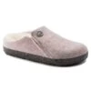 Birkenstock Zermatt Kids Shearling Wool Felt Soft Pink