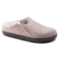 Birkenstock Zermatt Kids Shearling Wool Felt Soft Pink