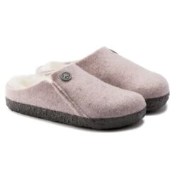 Birkenstock Zermatt Kids Shearling Wool Felt Soft Pink -Birkenstock Sale Store 1020608 pair