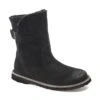 Birkenstock Uppsala Shearling Suede Leather Black