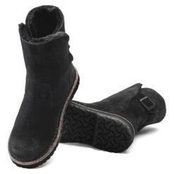 Birkenstock Uppsala Shearling Suede Leather Black 13 Birkenstock Uppsala Shearling Suede Leather Black -Birkenstock Sale Store 1020658 sole