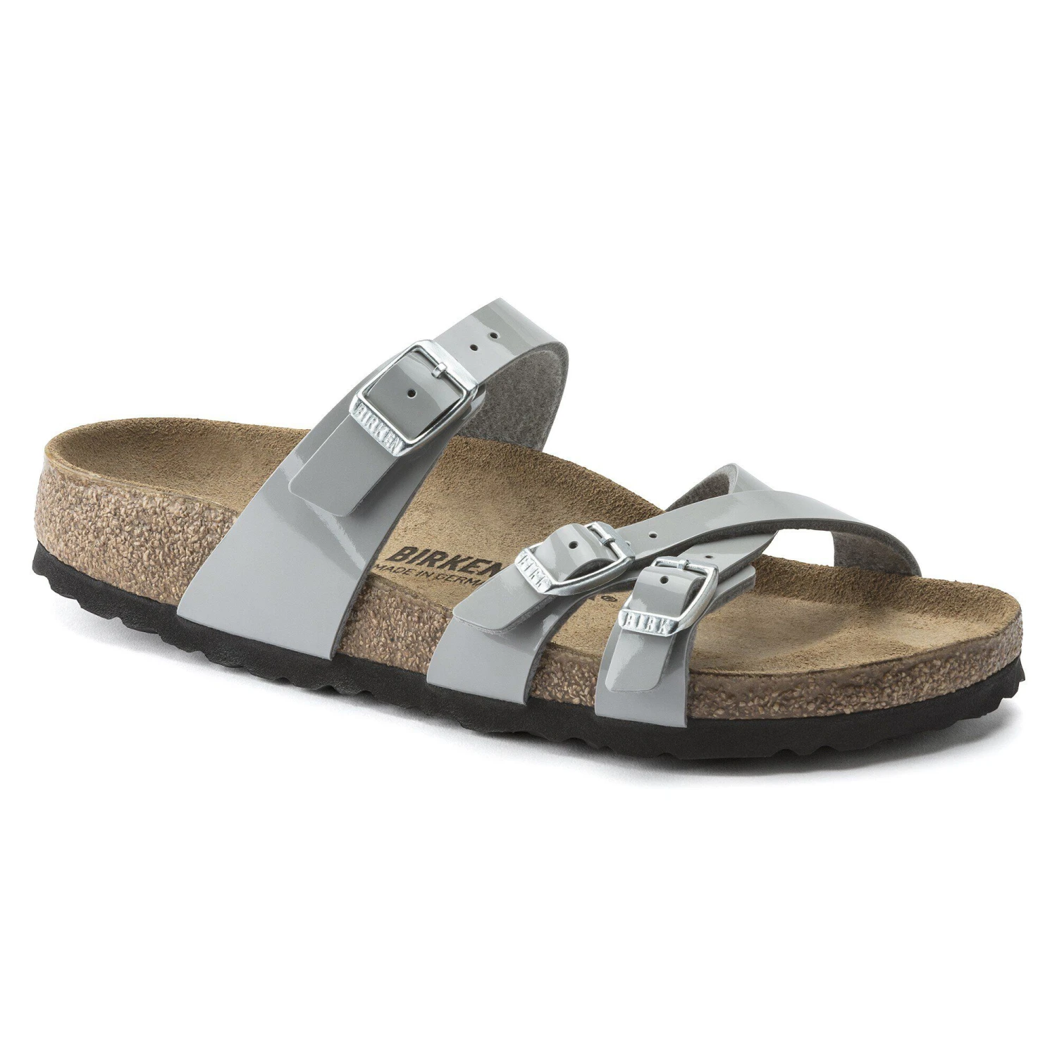 Birkenstock Franca Birko-Flor Patent Patent Alloy 1 Birkenstock Franca Birko-Flor Patent Patent Alloy