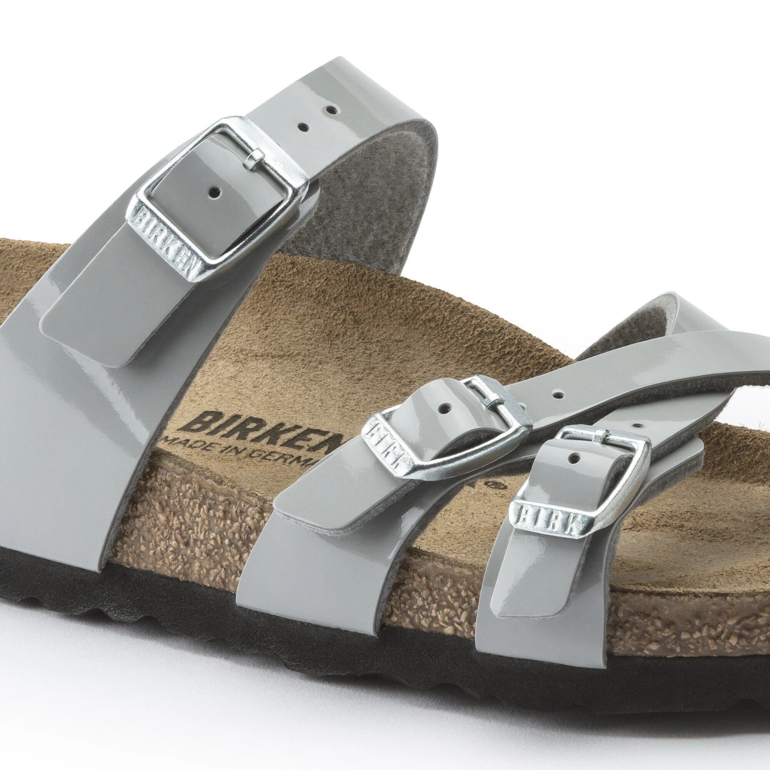 Birkenstock Franca Birko-Flor Patent Patent Alloy 7 Birkenstock Franca Birko-Flor Patent Patent Alloy - Image 7