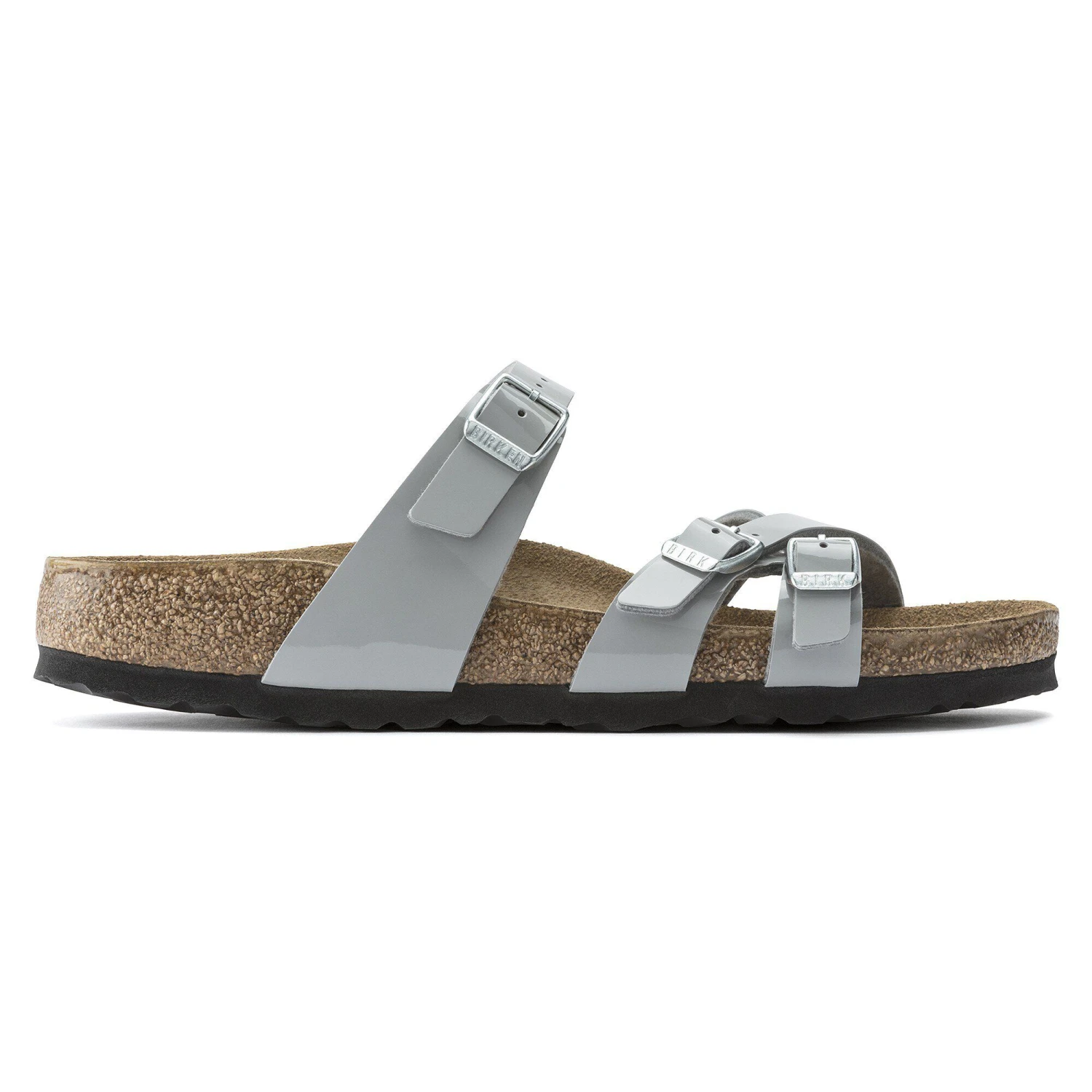 Birkenstock Franca Birko-Flor Patent Patent Alloy 3 Birkenstock Franca Birko-Flor Patent Patent Alloy - Image 3