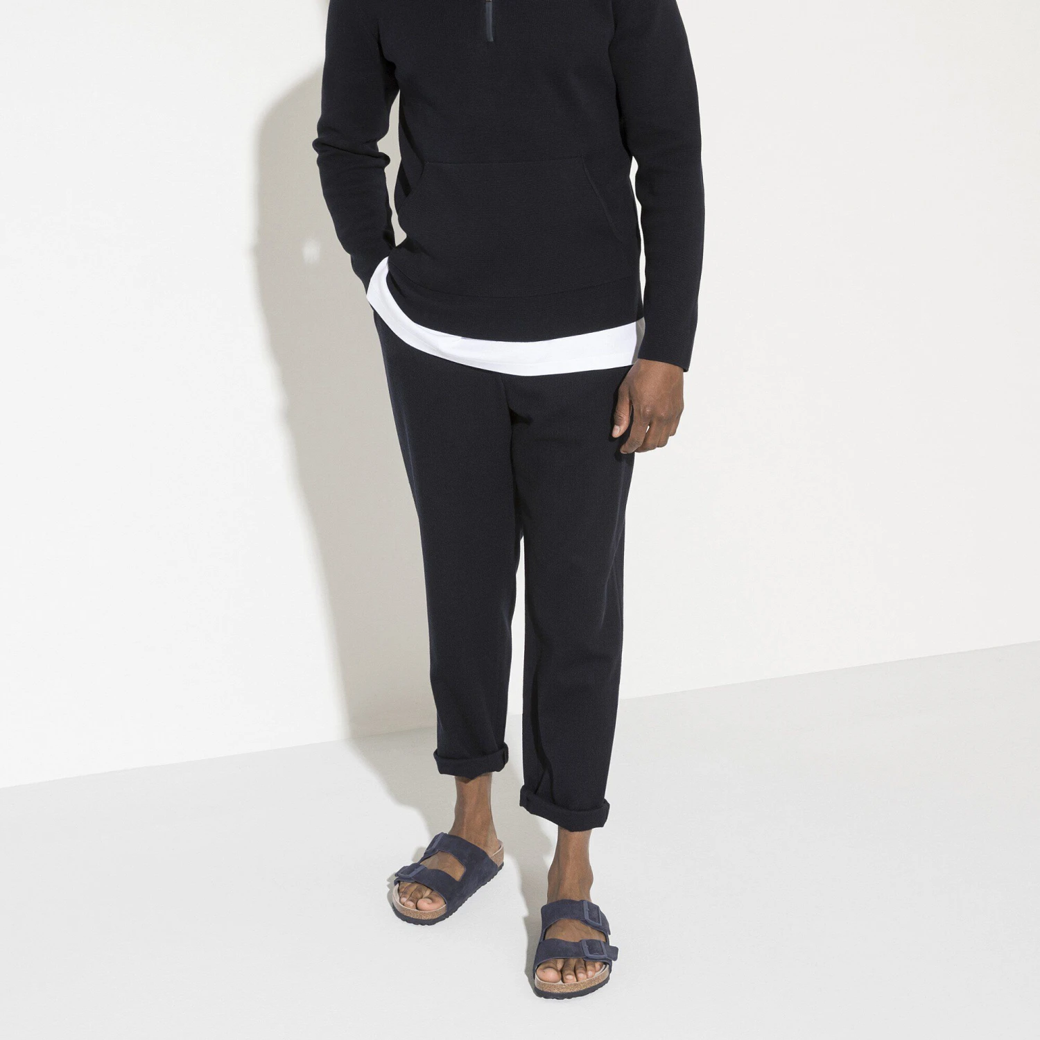 Birkenstock Arizona Soft Footbed Suede Leather Midnight Blue 7 Birkenstock Arizona Soft Footbed Suede Leather Midnight Blue - Image 7