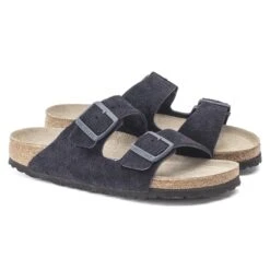 Birkenstock Arizona Soft Footbed Suede Leather Midnight Blue 13 Birkenstock Arizona Soft Footbed Suede Leather Midnight Blue -Birkenstock Sale Store 1020716 pair