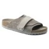 Birkenstock Kyoto Nubuck-Suede Leather Stone Coin