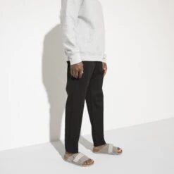 Birkenstock Kyoto Nubuck-Suede Leather Stone Coin -Birkenstock Sale Store 1020724 f look m