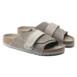Birkenstock Kyoto Nubuck-Suede Leather Stone Coin -Birkenstock Sale Store 1020724 pair