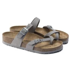 Birkenstock Mayari Nubuck Leather Dove Gray -Birkenstock Sale Store 1020908 pair
