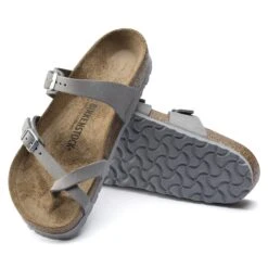Birkenstock Mayari Nubuck Leather Dove Gray -Birkenstock Sale Store 1020908 sole