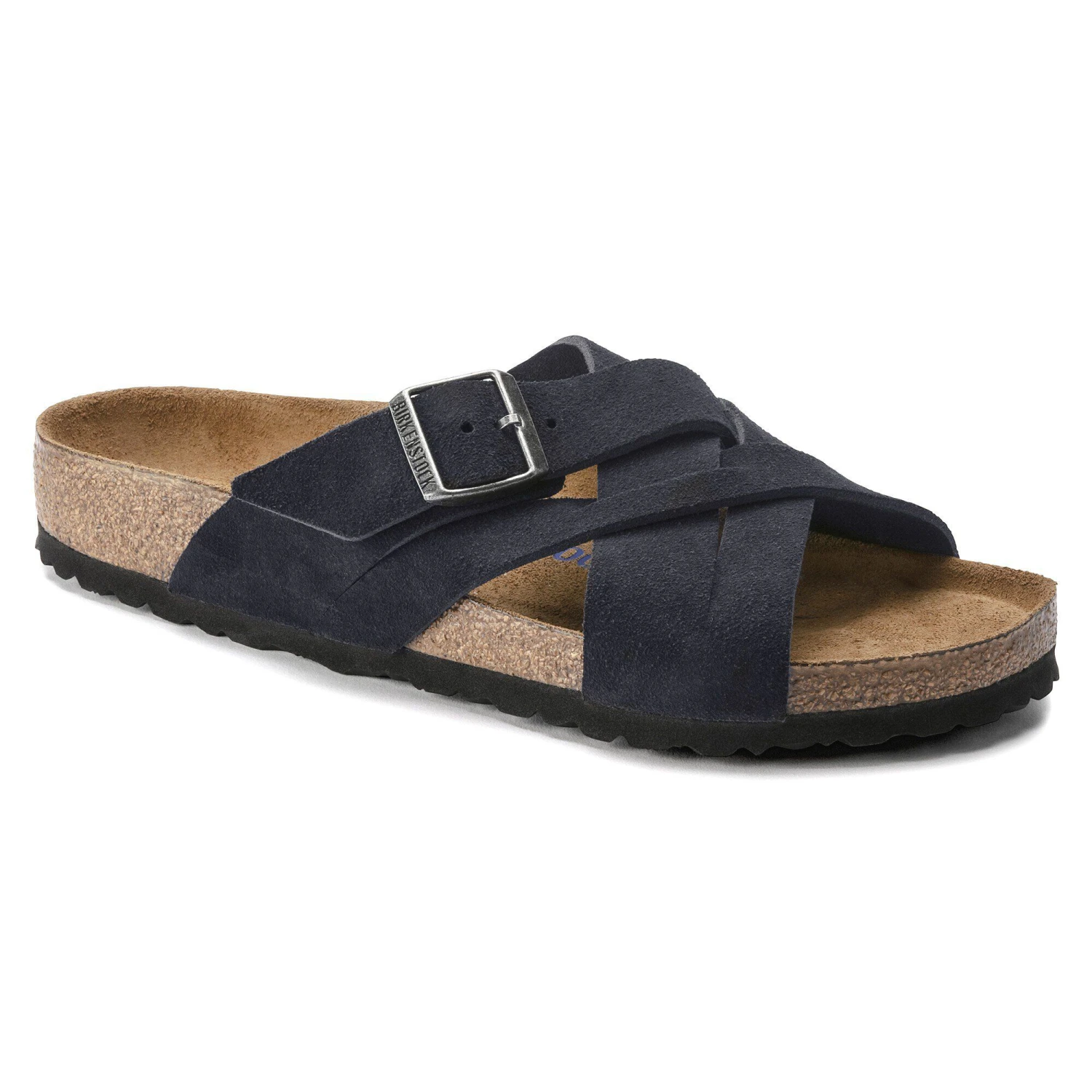 Birkenstock Lugano Soft Footbed Suede Leather Midnight Blue 1 Birkenstock Lugano Soft Footbed Suede Leather Midnight Blue