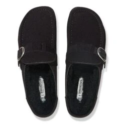 Birkenstock Buckley Shearling Suede Leather Black 18 Birkenstock Buckley Shearling Suede Leather Black -Birkenstock Sale Store 1021036 top