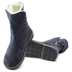 Birkenstock Uppsala Shearling Suede Leather Navy -Birkenstock Sale Store 1021064 sole