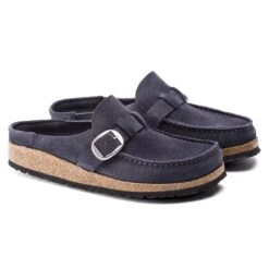 Birkenstock Buckley Suede Leather Navy -Birkenstock Sale Store 1021078 pair