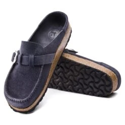 Birkenstock Buckley Suede Leather Navy -Birkenstock Sale Store 1021078 sole