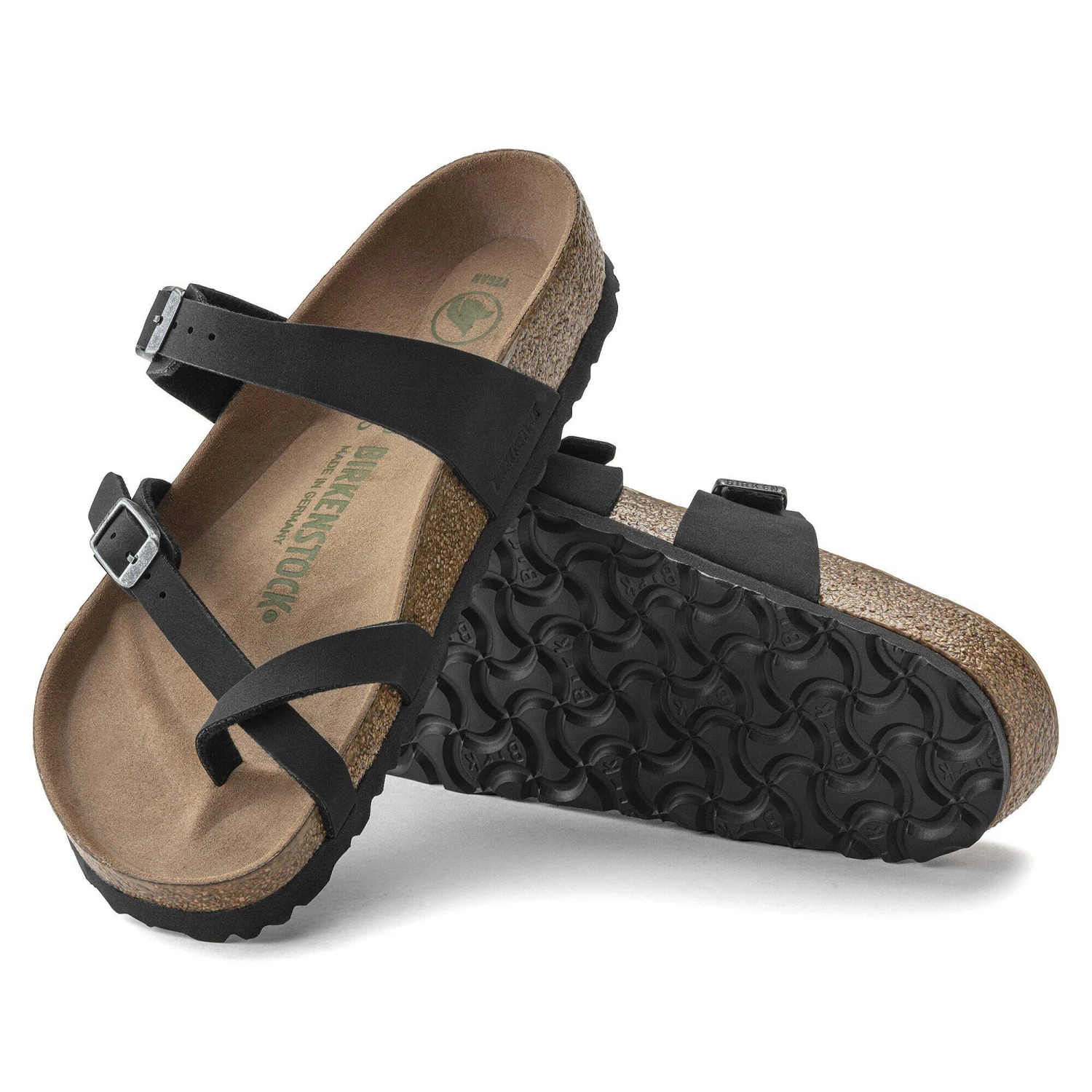 Birkenstock Mayari Vegan Birkibuc Black 6 Birkenstock Mayari Vegan Birkibuc Black - Image 6