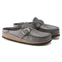 Birkenstock Buckley Natural Leather Gray -Birkenstock Sale Store 1021284 pair