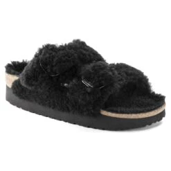 Arizona Big Buckle Shearling Shearling Teddy Black