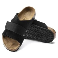 Birkenstock Kyoto Kids Suede Nubuck Black -Birkenstock Sale Store 1021731 sole