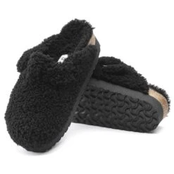 Boston Big Buckle Flex Platform Shearling Teddy Black -Birkenstock Sale Store 1021734 sole