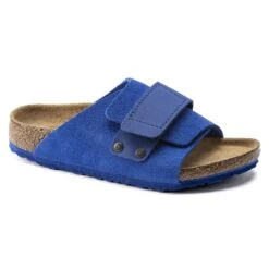 Birkenstock Kyoto Kids Suede Nubuck Ultra Blue