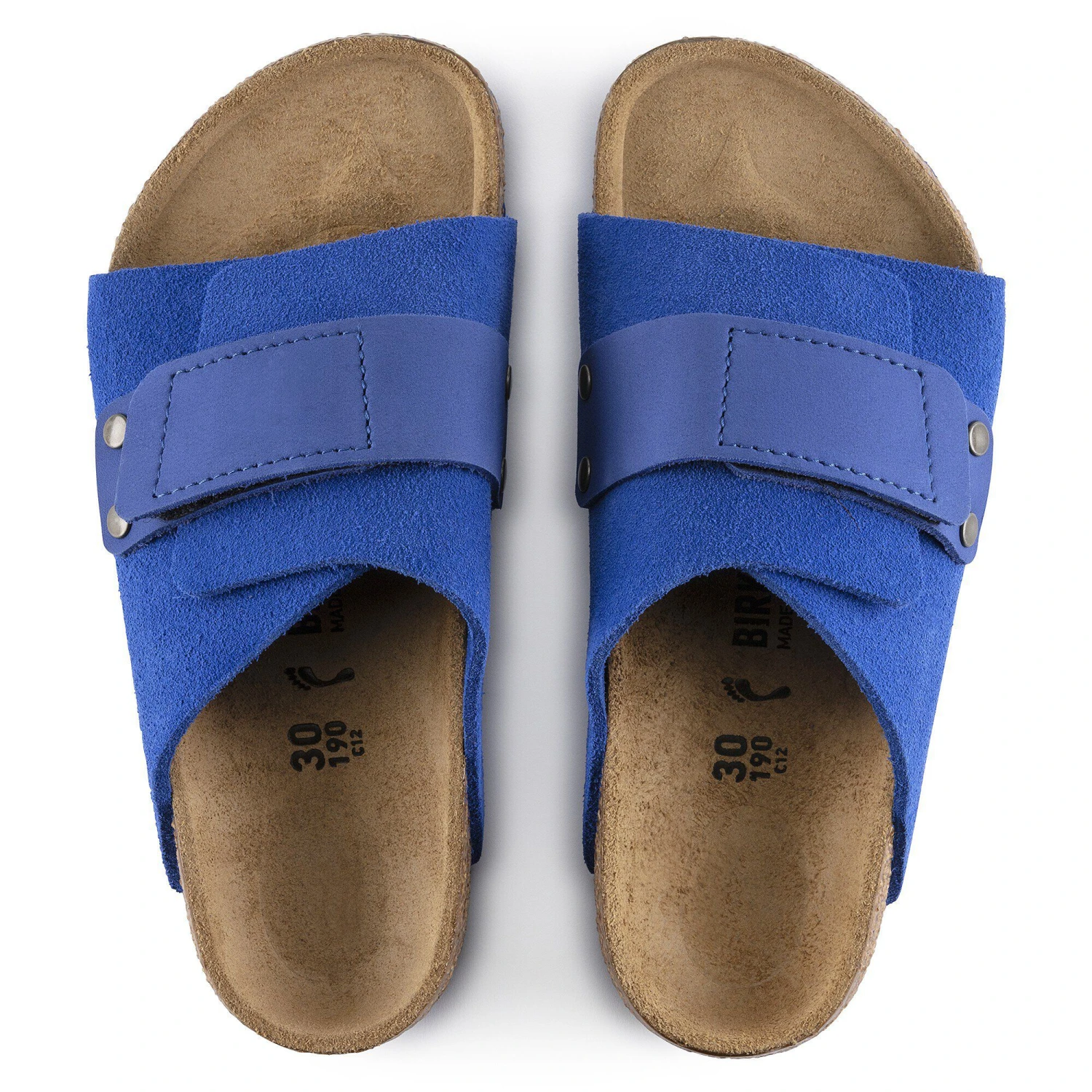 Birkenstock Kyoto Kids Suede Nubuck Ultra Blue 2 Birkenstock Kyoto Kids Suede Nubuck Ultra Blue - Image 2