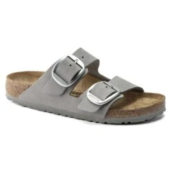 Birkenstock Sale Store 11 Birkenstock Arizona Big Buckle Nubuck Leather Dove Gray