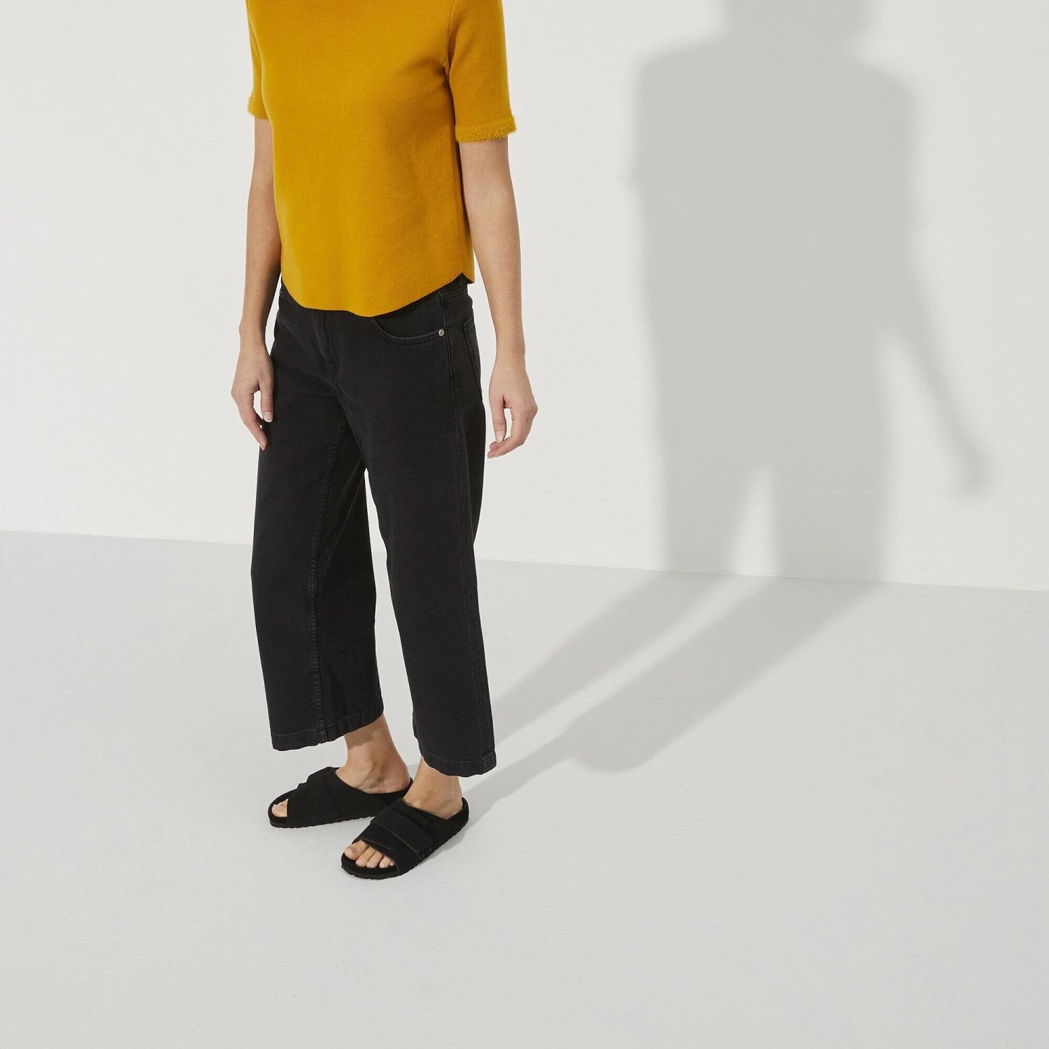 Birkenstock Kyoto Suede Leather Black 6 Birkenstock Kyoto Suede Leather Black - Image 6