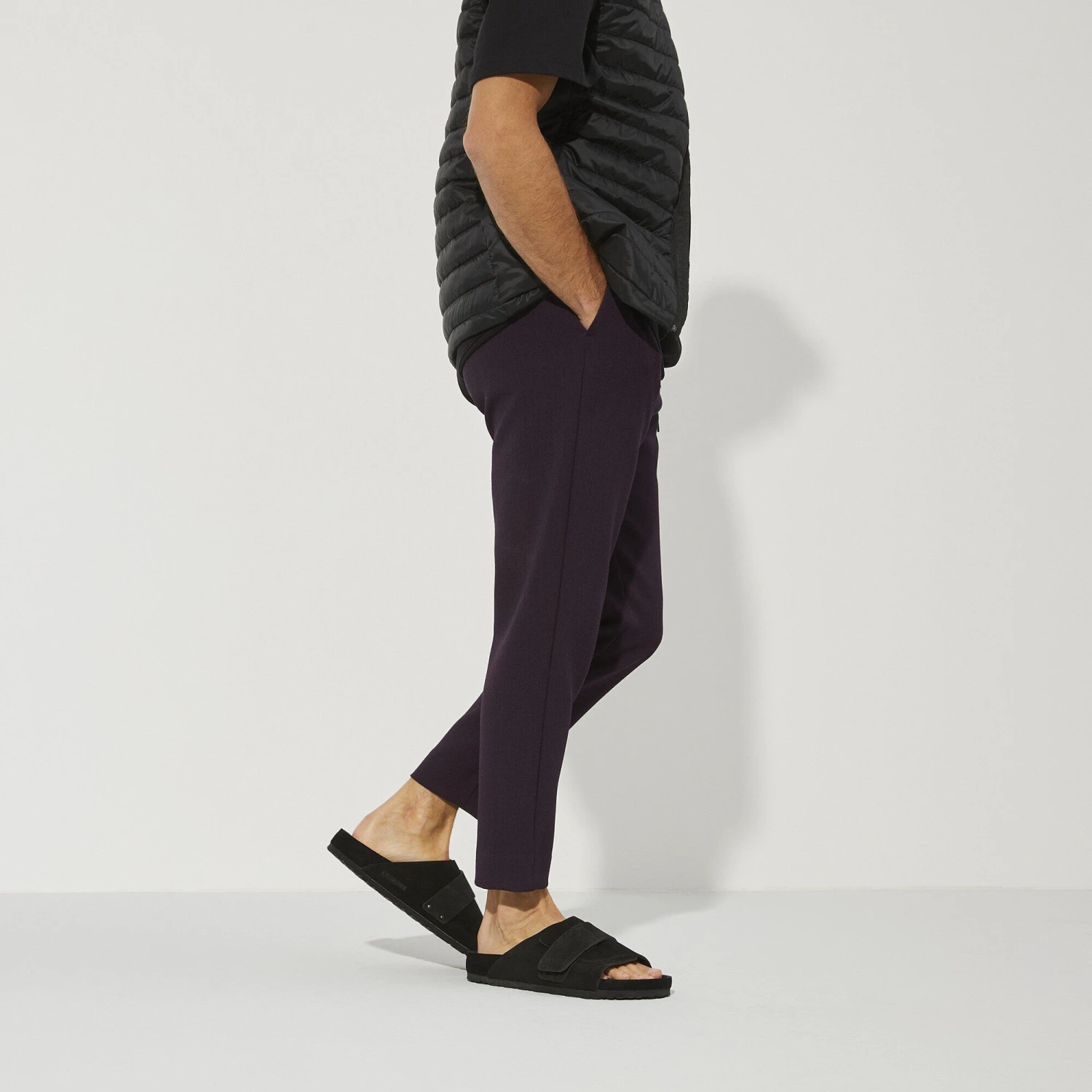 Birkenstock Kyoto Suede Leather Black 9 Birkenstock Kyoto Suede Leather Black - Image 9