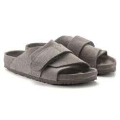 Birkenstock Kyoto Suede Leather Gray Taupe -Birkenstock Sale Store 1022316 pair