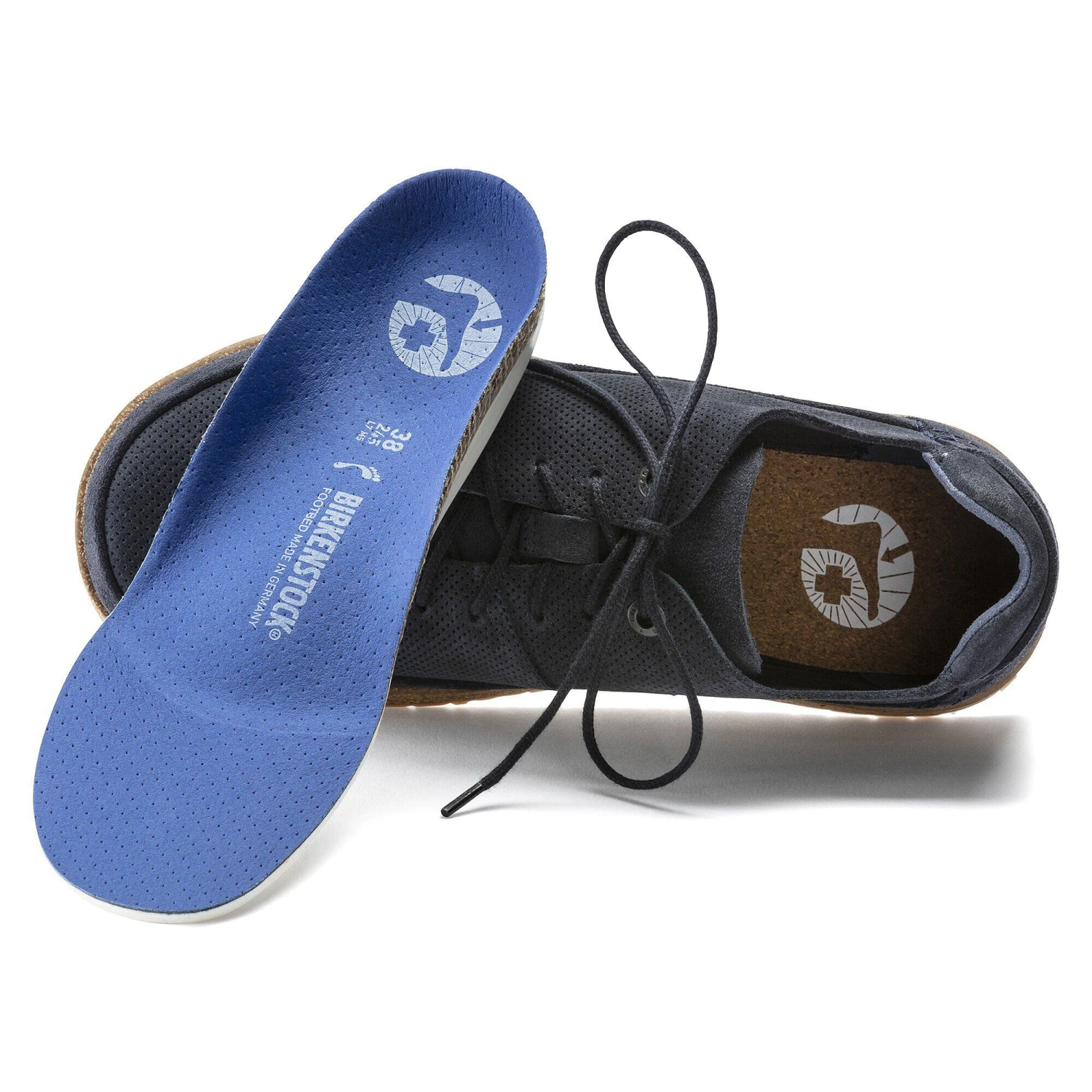 Birkenstock Honnef Light Suede Leather Midnight Blue 7 Birkenstock Honnef Light Suede Leather Midnight Blue - Image 7