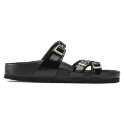 Birkenstock Franca Natural Leather Patent High Shine Black 11 Birkenstock Franca Natural Leather Patent High Shine Black -Birkenstock Sale Store 1022534 side
