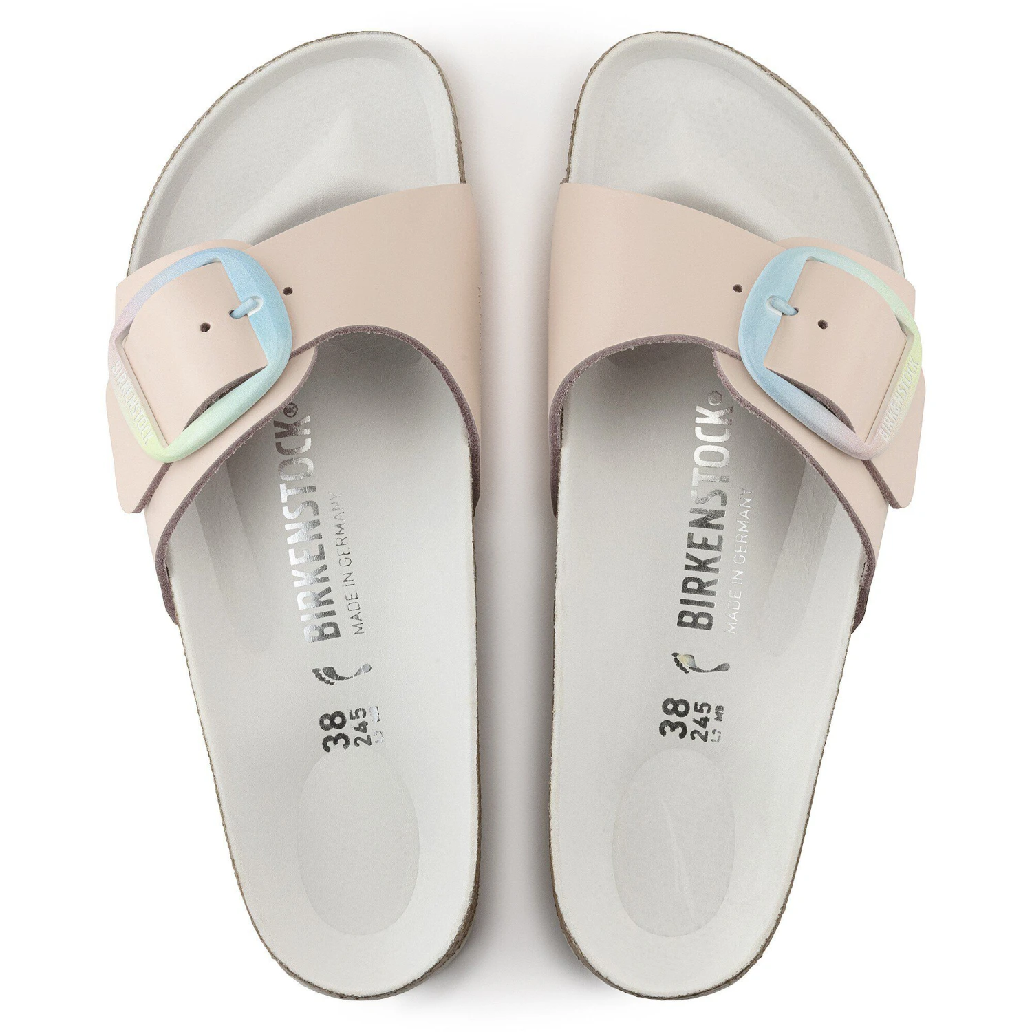 Birkenstock Madrid Big Buckle Leather Light Rose 2 Birkenstock Madrid Big Buckle Leather Light Rose - Image 2