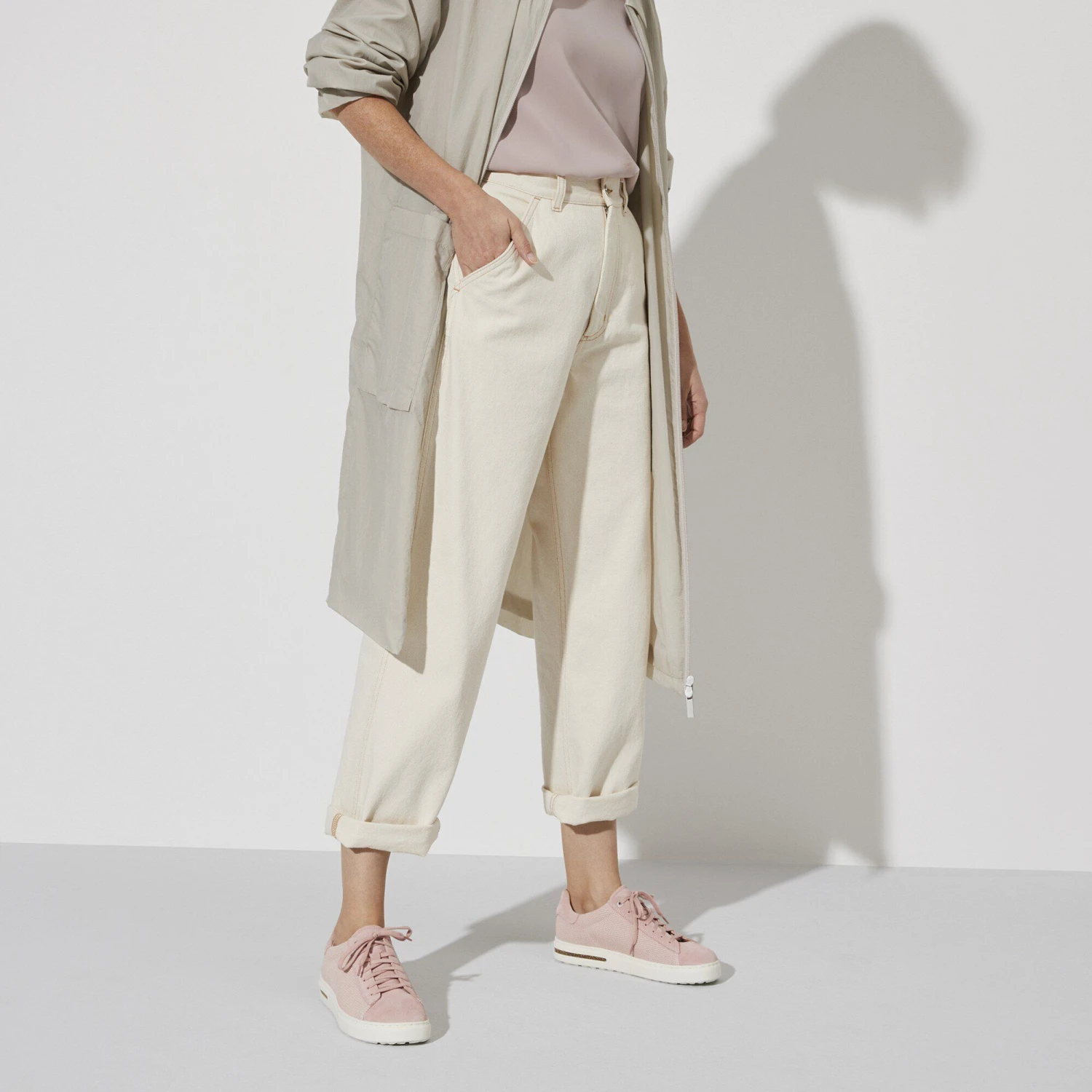 Birkenstock Bend Low Canvas-Suede Soft Pink 7 Birkenstock Bend Low Canvas-Suede Soft Pink - Image 7