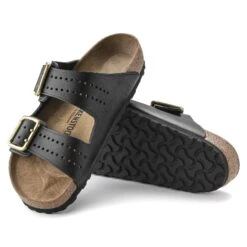 Birkenstock Arizona Bold Leather Black -Birkenstock Sale Store 1022604 sole