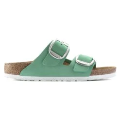 Birkenstock Arizona Big Buckle Nubuck Leather Bold Jade 10 Birkenstock Arizona Big Buckle Nubuck Leather Bold Jade -Birkenstock Sale Store 1022819 side
