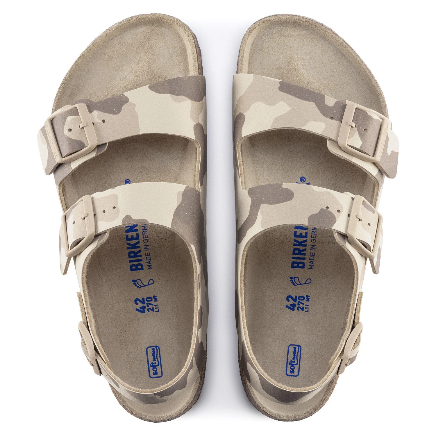 Birkenstock Milano Soft Footbed Birko-Flor Desert Soil Gray/Taupe 2 Birkenstock Milano Soft Footbed Birko-Flor Desert Soil Gray/Taupe - Image 2