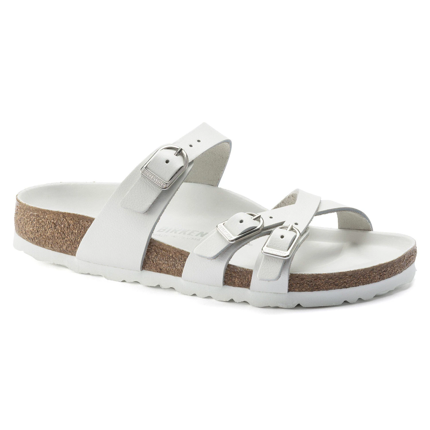 Birkenstock Franca Leather White 1 Birkenstock Franca Leather White