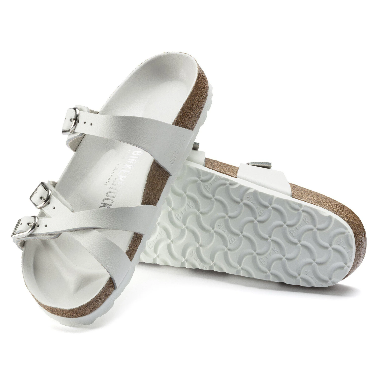 Birkenstock Franca Leather White 4 Birkenstock Franca Leather White - Image 4