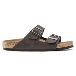 Birkenstock Arizona Vegan Synthetics Desert Dust Black 10 Birkenstock Arizona Vegan Synthetics Desert Dust Black -Birkenstock Sale Store 1023042 side