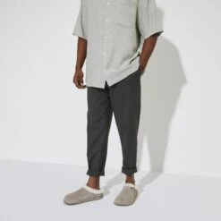 Birkenstock Zermatt Premium Suede Leather Stone Coin 15 Birkenstock Zermatt Premium Suede Leather Stone Coin -Birkenstock Sale Store 1023099 f look m