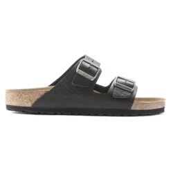 Birkenstock Arizona Grip Leather Vintage Wood Black 10 Birkenstock Arizona Grip Leather Vintage Wood Black -Birkenstock Sale Store 1023115 side