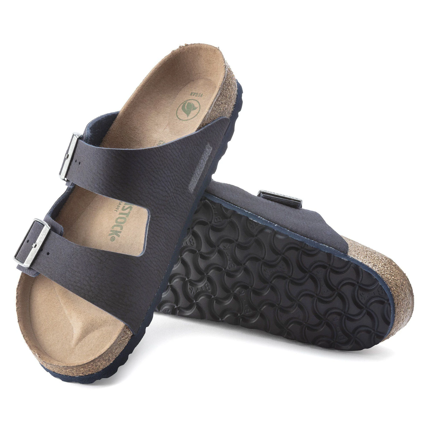 Birkenstock Arizona Vegan Synthetics Desert Dust Indigo Blue 6 Birkenstock Arizona Vegan Synthetics Desert Dust Indigo Blue - Image 6