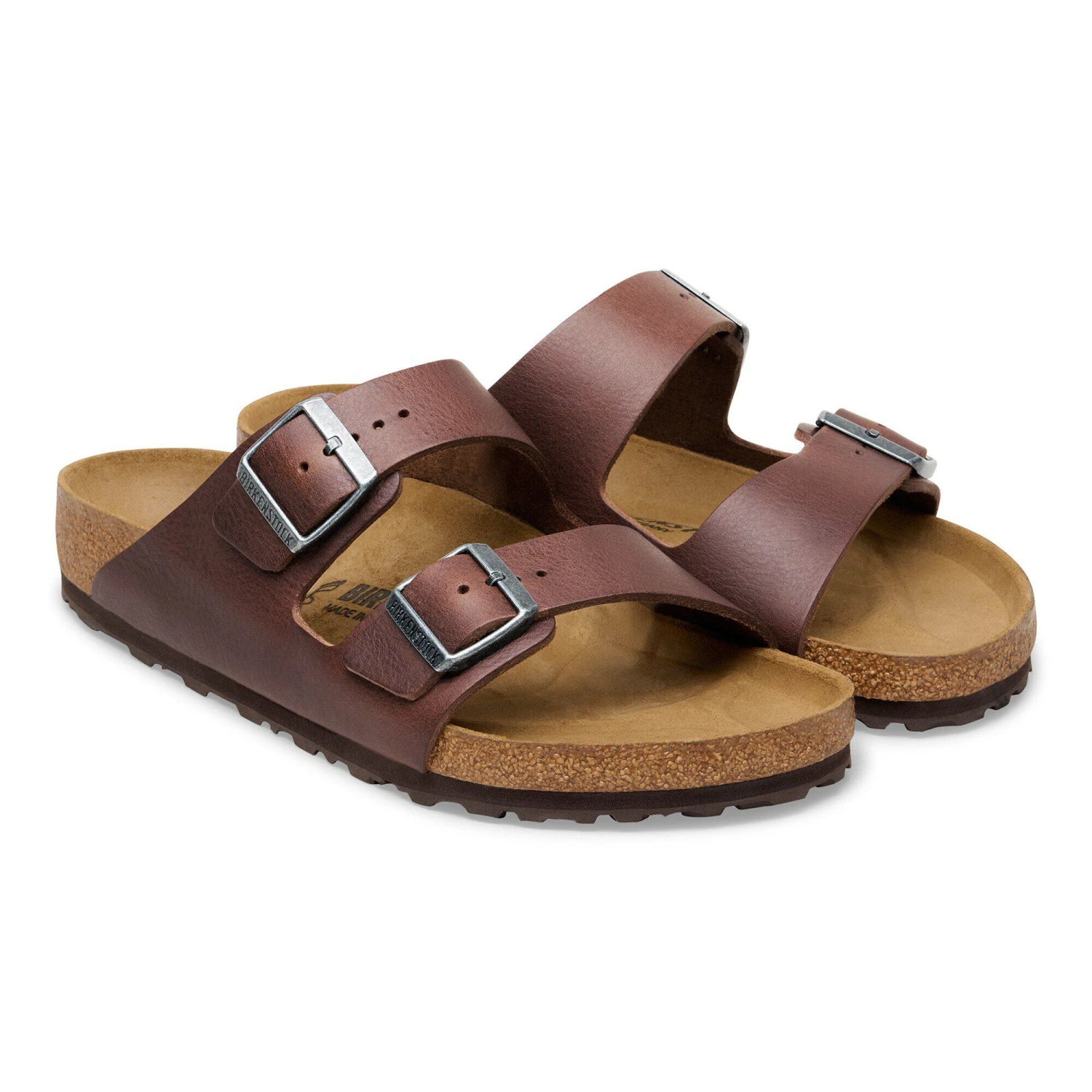 Birkenstock Arizona Grip Leather Vintage Wood Roast 6 Birkenstock Arizona Grip Leather Vintage Wood Roast - Image 6