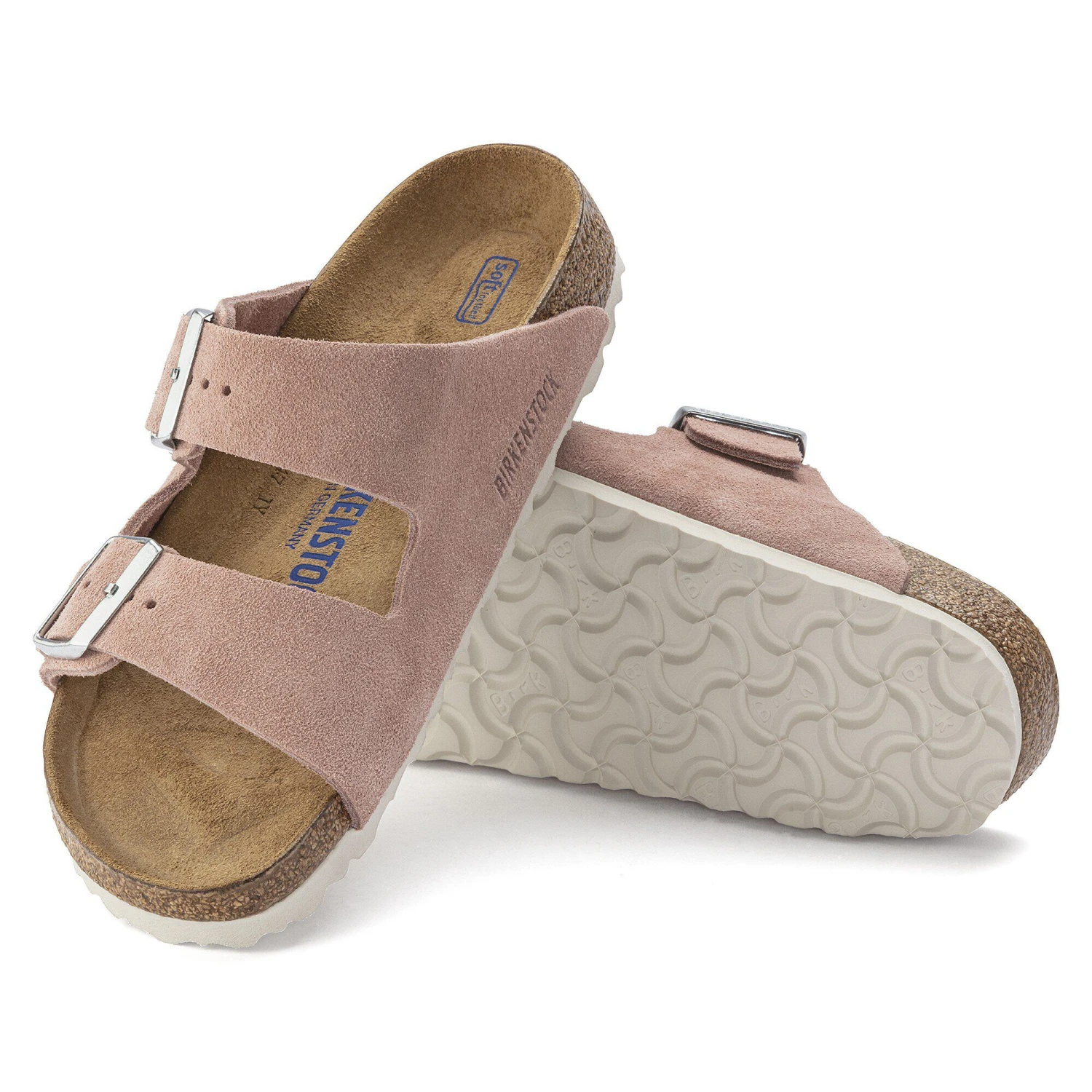 Birkenstock Arizona Soft Footbed Suede Leather Pink Clay 4 Birkenstock Arizona Soft Footbed Suede Leather Pink Clay - Image 4