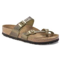 Birkenstock Mayari Oiled Leather Olive